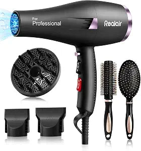 Professional Salon Hair Dryer with Diffuser, 1875W AC Motor