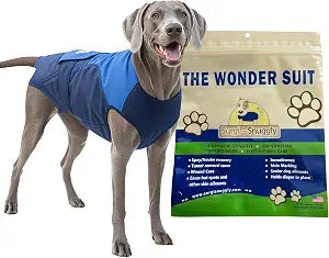 SurgiSnuggly Disposable Dog Diapers Keeper - for Male and Female Dogs - Wrap Around Legs for Superior Fit - Fits Puppies to Adult Dogs - A Simple Solution to an Everyday Problem M BB