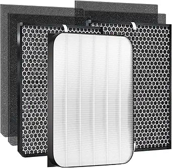 3500 Replacement Filters Compatible AD3000/3500 Air Purifi-er, 3000/3500,3000M, 3000Pro Air Purifi-er,1 air filter, 2 Activated Carbn and 4 Extra Carbn Pre-Filters