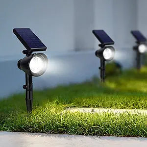 InnoGear Solar Lights for Outside, Outdoor Landscape Spotlight Waterproof Security Lighting Adjustable Auto On/Off for Patio Deck Yard Garden Pool Driveway, Pack of 4