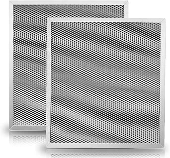 2 pack SV03096 Air Exchanger Filter 12-7/8" x 11-3/4" x 3/4" HRV ventilation air exchanger filter Compatible with Broan ERV100HC Air System - HRV100H Air System