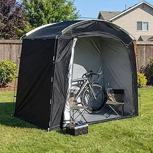Bike Tent,82 * 59 * 73 in Outdoor Portable Storage Sheds, 210D Oxford Thick Waterproof Fabric,PU4000 Waterproof for 2/3/4 Bikes,Bike Covers for Motorcycle,Garden Tools,Lawn Mower