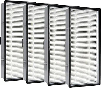 Nispira A/D/H HAP9423 HAP9243, HAP9415 Replacement Filters For Filtrete FAP-TT-ADH, Holmes Honeywell HPA060(BWM) Air Purifier. 4 Packs