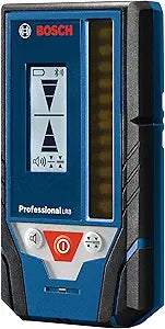 BOSCH LR8 165 ft. Red and Green-Beam Line Laser Receiver, Includes Mounting Bracket, 2 AA Batteries, & Belt Pouch
