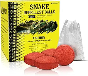 Snake Repellent for Yard Powerful,Snake Away, Keep Snakes Away for Outdoors Pet Safe,Copperhead Rattlesnake Repellent (18, Yellow)