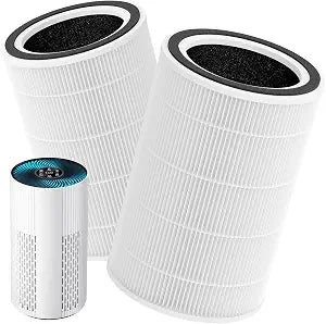 2-Pack HAP604 Replacement Filter Compatible with ECOSELF HAP604 Purifier, 3-In-1 Filtration System, for ASIN:B0FWR6K5LN