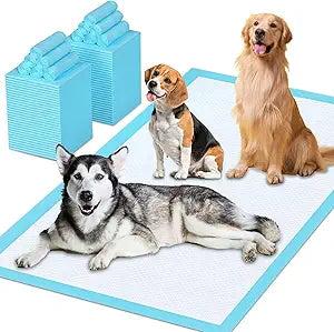 Puppy Pads Extra Large for Dogs 31"x47" 40 Count, Leak-Proof & Super Absorbent Dog Pee Pads, Thicken Disposable Potty Pads Puppy Training Pads for Cats Rabbits