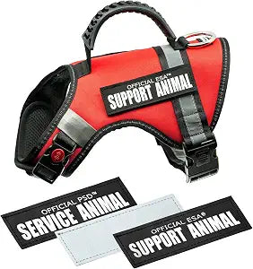 Support Pets The Only Official ESA Dog Harness  Adjustable No-Pull Dog Vest for Easy Pet Recognition with Reflective Straps  Soft, Padded & Comfortable for Training and Daily Use - Medium