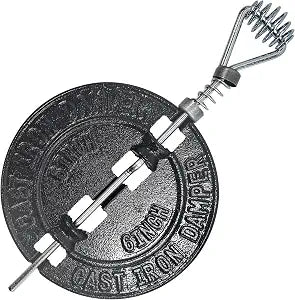 BM0051-A 6" Cast Iron Stove Pipe Damper