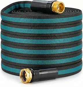 50FT Lightweight Garden Hose  Kink-Resistant, Flexible, High-Pressure Hose for Outdoor Watering, Lawn Care, Garden, and Car Cleaning