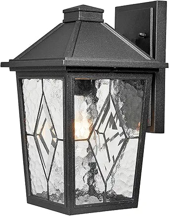 Outdoor Wall Lights Aluminum Outside Porch Lights for House with E26 Socket Waterproof Garage Lights
