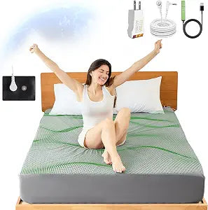 Grounding Sheet Twin XL,20% Silver Fiber+80% Cotton,Grounded Well Bed Sheet,Deep Pocket Conductive Earthing Bed Sheet,Miracle Earth Sheet Well Bedding for Better Sleep & Wellness (Gray,39"x80"x15")