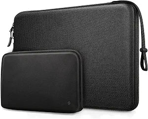 FINPAC Hard Laptop Sleeve w/Accessory Pouch for 13-in MacBook Neo Air Pro