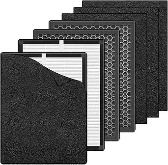 AP300 Replacement Filter Compatible with DBFIT AP300,LUNINO K2 air purifier,True HEPA Filters.(4-Pack)