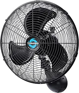 Tornado 16" Pro Series Waterproof Outdoor Oscillating Wall Mount Fan Γ Heavy-Duty High Velocity Metal Fan for Patio, Industrial, Commercial, Residential & Greenhouse Γ UL Safety Listed