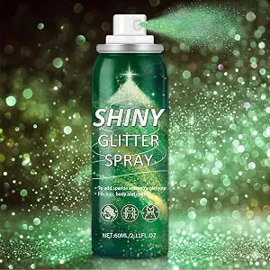 Body Hair Glitter Spray Holographic Shimmer Sparkle Spray 60ML - Green