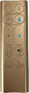 Genuine Remote Control 369568-11/02 for Dyson PH01 PH02 PH03 Purifier Humidify + Cool Formaldehyde Machine, Compatible 970486-05, 970486-06, 970486-08, 970486-10, 970486-12, Gold
