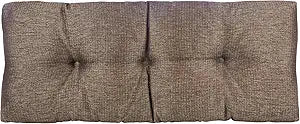 Klear Vu The Gripper Non-Slip Tufted Bench Cushion for Indoor Furniture, Assembled in USA, Entryway Storage, Bay Window, Corner Nook or Piano Seat, 35 Inches, Solid Gold