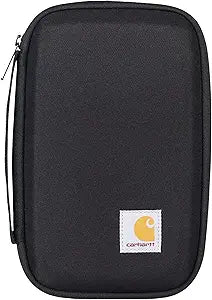 Carhartt 600-Denier Tool Organizer, Durable Water-Resistant, Hard Organizer (Black)