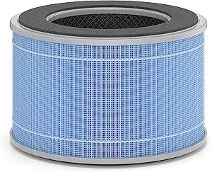 Medify MA-12 PRO Genuine PET Replacement Filter for Allergens, Dust, Odors, Pollen, Dander & Hair| 3 in 1 with Pre-filter, True HEPA H13 and Activated Carbon for 99.9% Removal | 1-Pack