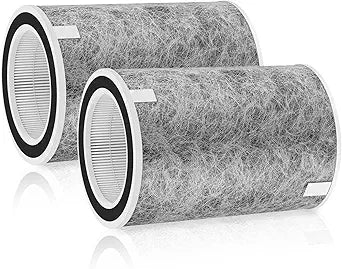 Replacement Filter for Air Purifier,Compatible with Shark HP200 HP300 Series HP201 HP202 HP301 HP302 UA205 HC501 HC502 Air Purifier MAX, Compare to Part # HE2FKBAS, HE2FKBASMB.2Pack.