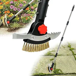3 in 1 Crack Weeder Tool Long Handle