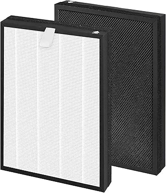 C3500 Replacement Filters Compatible with LUFTRUM C3500 Air Purifier, 3-Stage Filtration with Activated Carbon, 2 Counts
