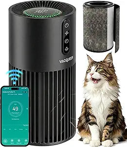 HEPA Air Purifiers for Home Pets, Smart WiFi Air Purifiers for Bedroom, Timer and Alexa Control, Cover 2200 Ft┬▓, PM2.5 Monitor, Sleep Mode, Washable Filter Air Cleaner for Pet Hair Odors Smoke Dust