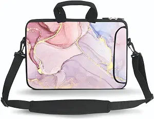 14 15 15.4 15.6 inch Laptop Messenger Bag Carrying Case Sleeve with Handle Accessory Pocket Fits 14 to 15-Inch Laptops/Notebook/Ebooks/Tablet/Pad(Abstract Watercolor)
