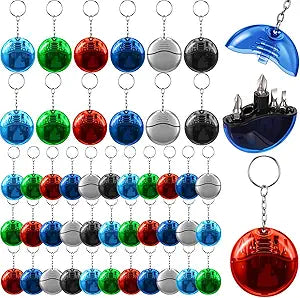 48 Pcs Father's Day Bulk Gifts 4 in 1 Multi Screwdriver Keychain Tool Portable Pocket Adult Emergency Repair Gift Cool Gadgets Gifts for Men Husband Employee Coworkers Dad Birthday