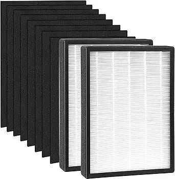 83195 Filter Replacement Set Filter Compatible with Kenmore/Sears 83254 83396 85254 F-K3 Air Purifiers With 2Filter&8 Activated Carbon Filter