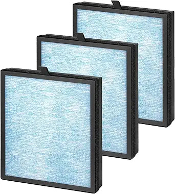 Nispira MK07 4-in-1 True HEPA Activated Carbon Filter Replacement Compatible With AROEVE MK07 Air Purifier. 3 pack