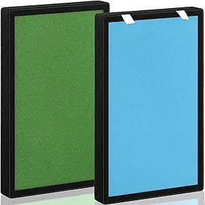 2 Pack 4-in-1 H13 True HEPA Replacement Filter, Compatible with Pro Breeze Air Purifier PB-P01.