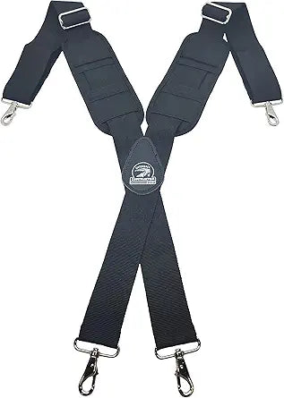 GATORBACK B606 Molded Air Channel Suspenders w/Spring Hooks. Extreme Comfort and Support for your Tool belt. Made by Contractor Pro