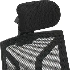 Office Chair Pillow Cover, Chair Headrest Cover Desk Chair Covers, Computer Chair Headrest Sleeve Chair Head Pillow Cover, Furniture Slipcover Protector, Office Chair Headrest Attachment(Black)
