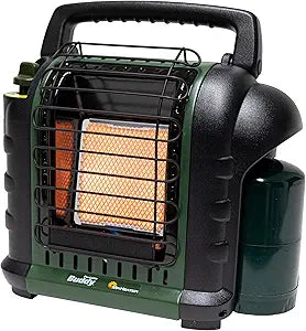 Mr. Heater Buddy 4,000-9,000-BTU Indoor-Safe Portable Propane Radiant Heater - Green