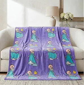 Super Mario Rosalina Gaming Kids Bedding Super Soft Plush Throw Blanket, 46 in x 60 in, (Officially Licensed Product)