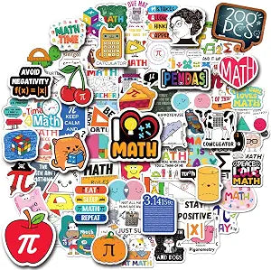200 PCS Math Stickers for Teens Adults Students Teachers