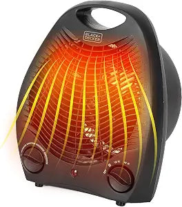 BLACK+DECKER Personal Desktop Heater, 1500 Watts, BHD101B, Black