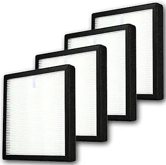 Westinghouse True HEPA H13 Filter Replacement Compatible with 1701 and 1702 Model Air Purifiers (Set of 4)