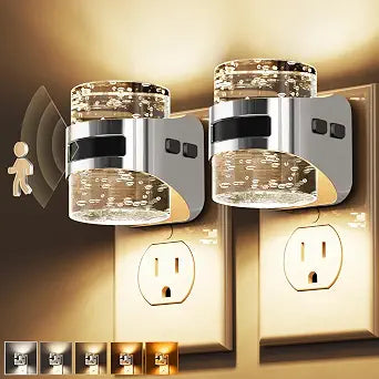 L LOHAS LED Motion Sensor Night Light,5CCT Night Lights Plug into Wall