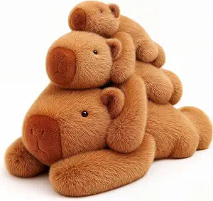 Weighted Capybara Plush Toy, Super Soft Heavy Stuffed Animal Pillow for Kids & Adults, Capybara Stuffed Animal, Stress Relief Comfort Toy, Birthday 23.6in