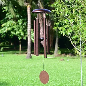 Vanquer Wind Chimes for Outside Deep Tone - 32'' Wind Chimes Outdoor Clearance, Deep Tone, Windchimes Outdoors, Memorial, Sympathy Gifts, Garden Patio Yard, Home Dcor (32" Bronze)