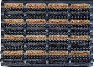FOOTMATTERS Ninamar Mud Scrubber Tray Mat - 29.5 x 17.5 inch