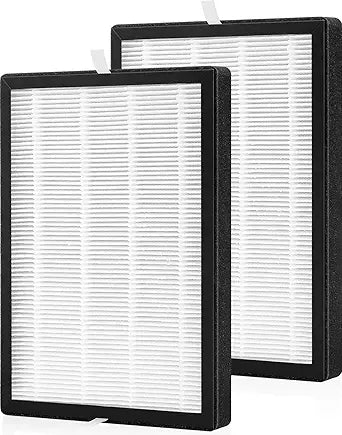 2-Pack GL-FS32 Replacement Filter, 3-in-1 H13 True HEPA Filtration Compatible with MOOKA┬/KOIOS┬ GL-FS32 and Azeus┬ GL-FS32 Air Purifier