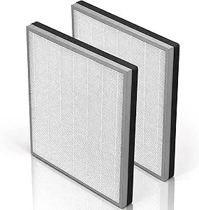 [2 Packs] HE400 Filter Replacements Compatible with Shark Air Purifier 4 Smart Air Cleaner for Home, H13 HEPA, Honey-comb Carbon HEPA Pre-Filter