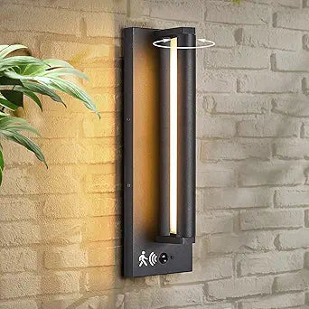 Tarentlight Modern PIR Motion Sensor Outdoor LED Wall Light, with a Rotatable Beam and 245 Adjustment, 3 Lighting Sensor Modes, IP65 Waterproof, Suitable for Porches, Balconies, Gardens, Garages.