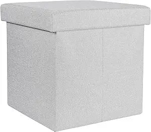 Storage Ottoman (Light Grey, 15")