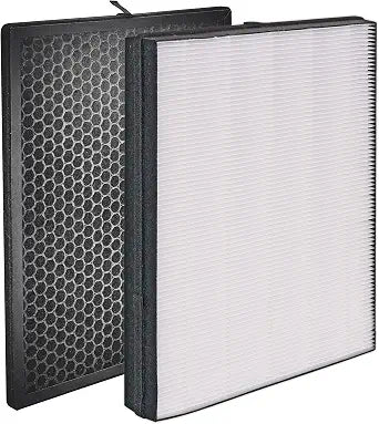 FY2422 NanoProtect Hepa and FY2420 Activated Carbon Filters Replacement set for Philips AC2889, AC2882, AC2887, AC2880, 2000, 2000i Series Air Purifiers and AC3829, AC3821 Air Humidifiers (2 Pcs)