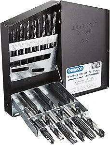 Champion Cutting Tool TD18-XL Brute Platinum NC Tap and Drill Set (18 Piece)